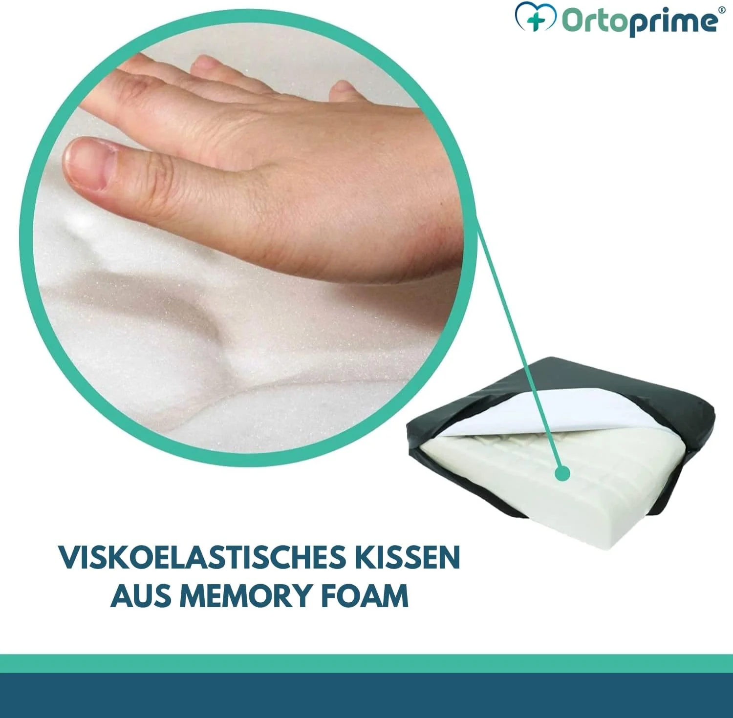 Antidekubitus-Sitzkissen Viscoelastisch 80kg/m3 - Image 5