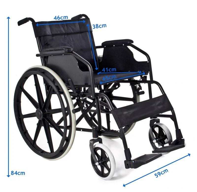 Faltstuhl Care+ - Faltbarer, selbstfahrender Rollstuhl aus Stahl - Image 5