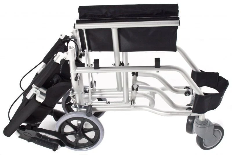 Kleiner Super-SCHMALER Rollstuhl aus Aluminium | Perfekt zum Reisen - Image 10