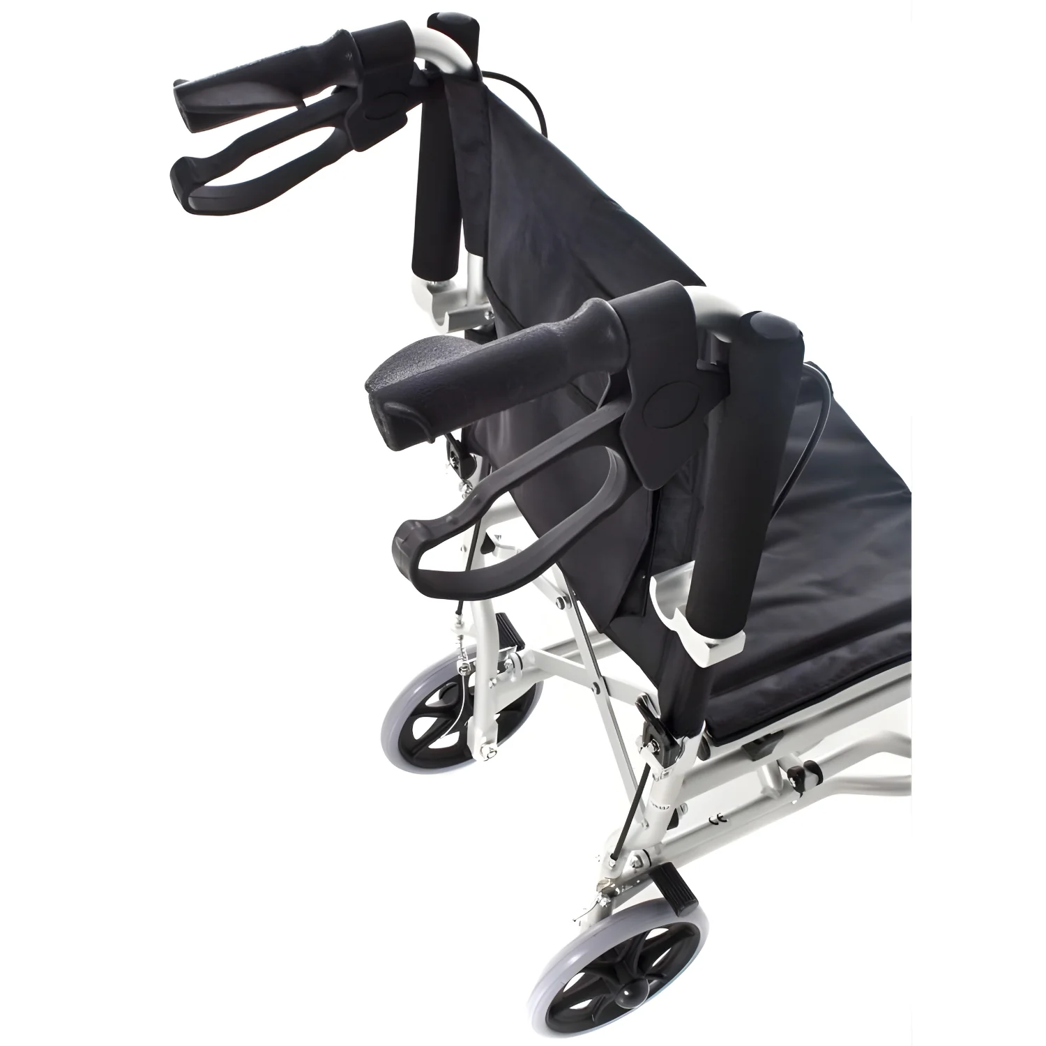 Kleiner Super-SCHMALER Rollstuhl aus Aluminium | Perfekt zum Reisen - Image 3