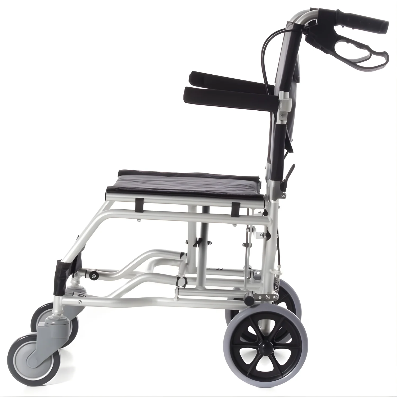 Kleiner Super-SCHMALER Rollstuhl aus Aluminium | Perfekt zum Reisen - Image 7
