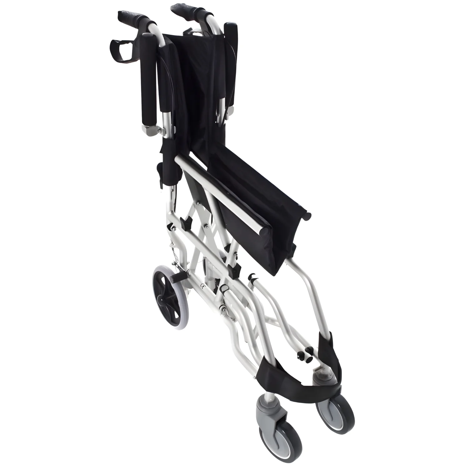 Kleiner Super-SCHMALER Rollstuhl aus Aluminium | Perfekt zum Reisen - Image 8