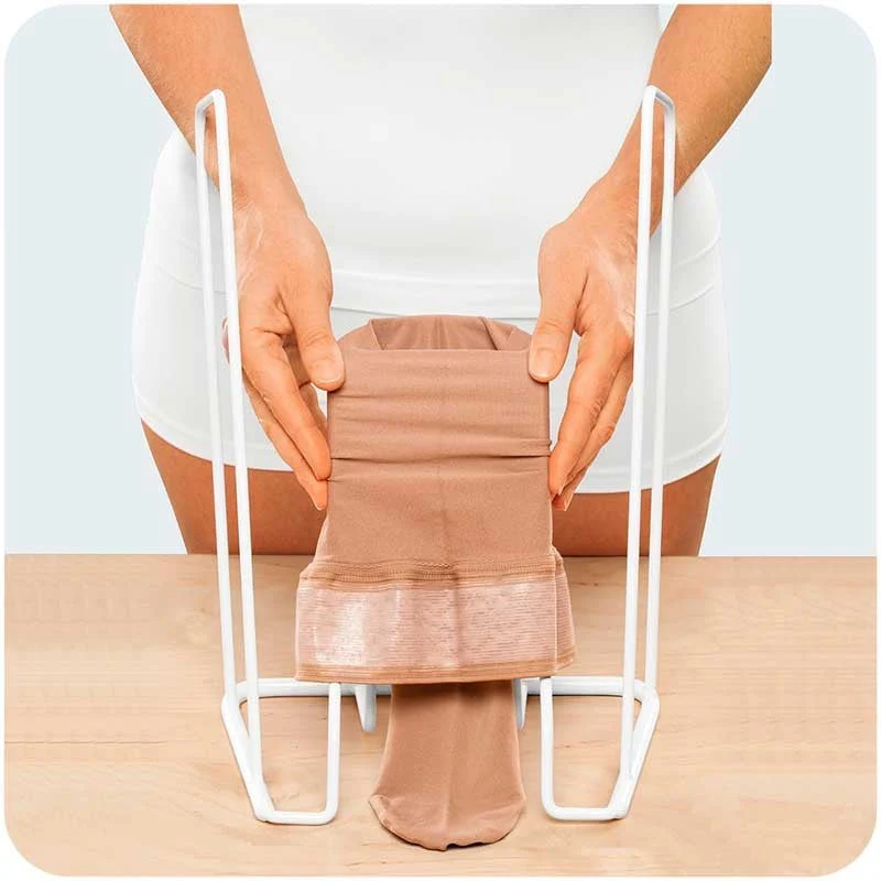 Schuhanzieher für Kompressionsstrümpfe und Socken | Mit Sockel - Image 6