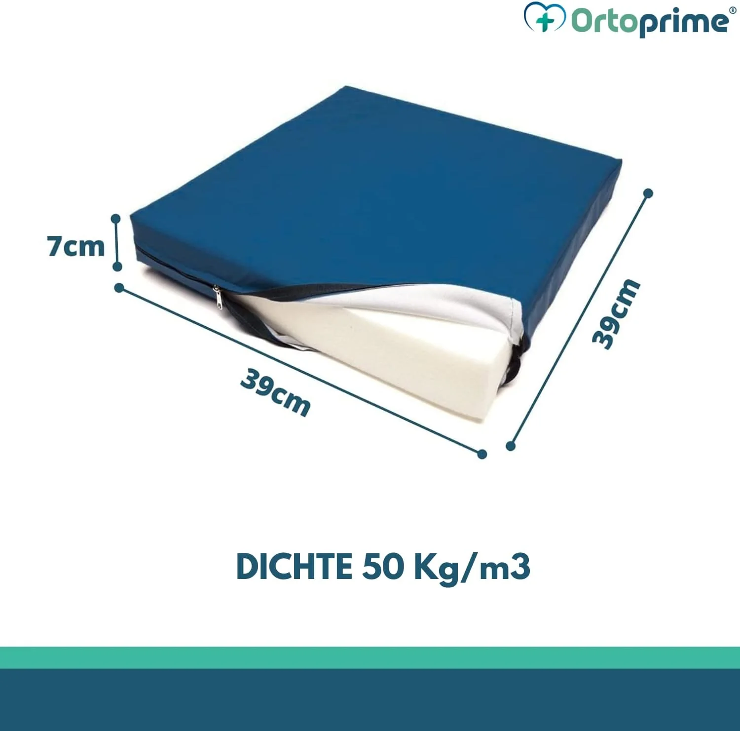 Viskoelastisches Dekubituskissen 50kg/m3 - Image 4