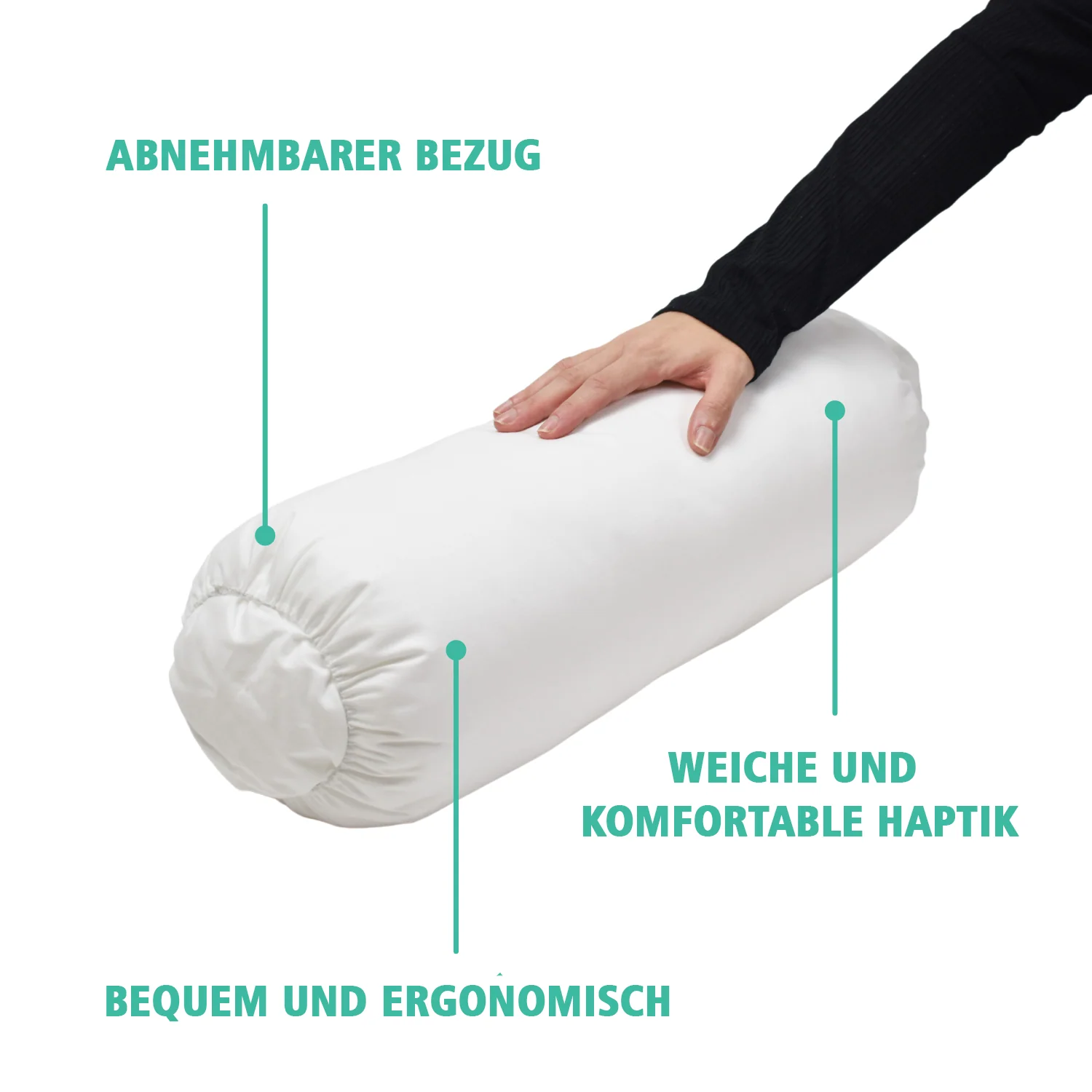 Zylindrisches Nackenkissen | Linderung und Wohlbefinden - Image 9